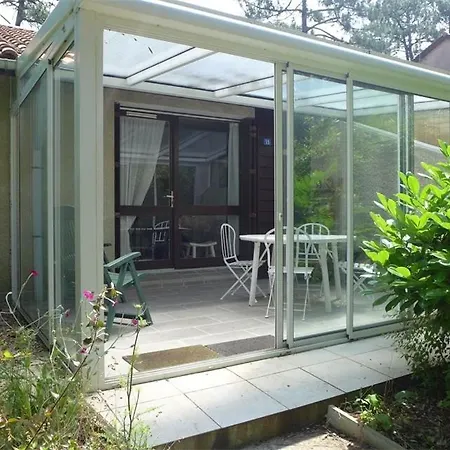 Patio: Tranquil Pine-surrounded Retreat Near Villa